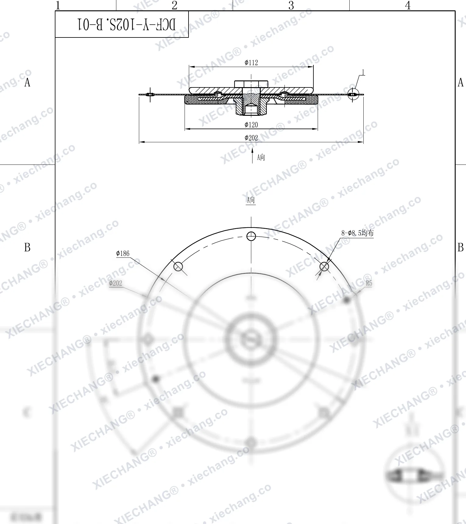 DCF-Y-102S.B-01 — Desenho de montagem
