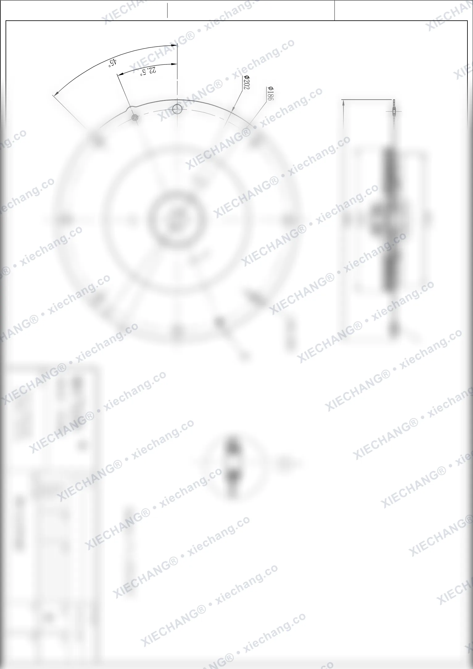 WPS-CA/EP102B — Desenho de montagem