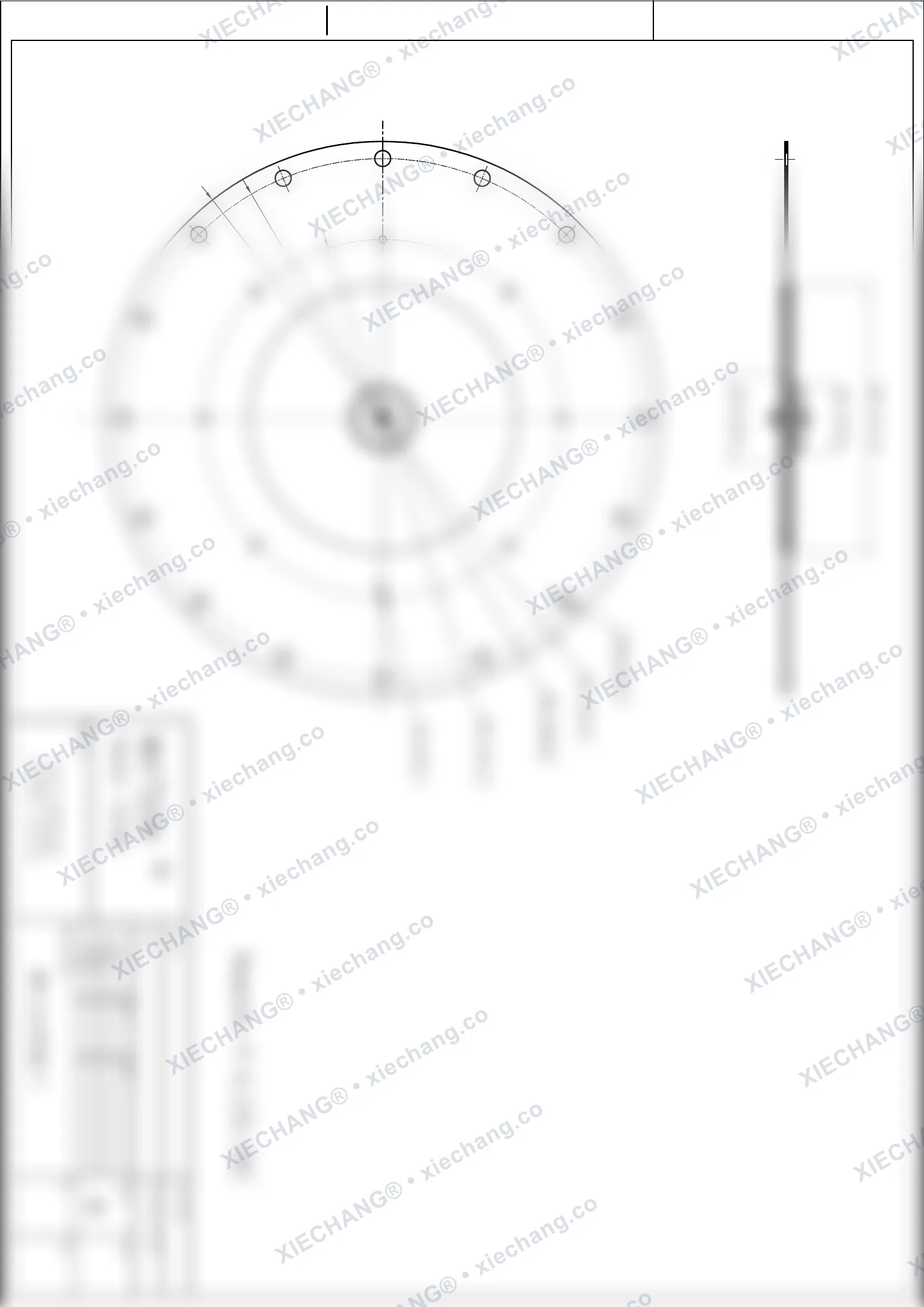 WPS-CA/EP250/I · 10 polegadas · 1º estágio · conjunto de diafragma de válvula de grande porte — Desenho de montagem