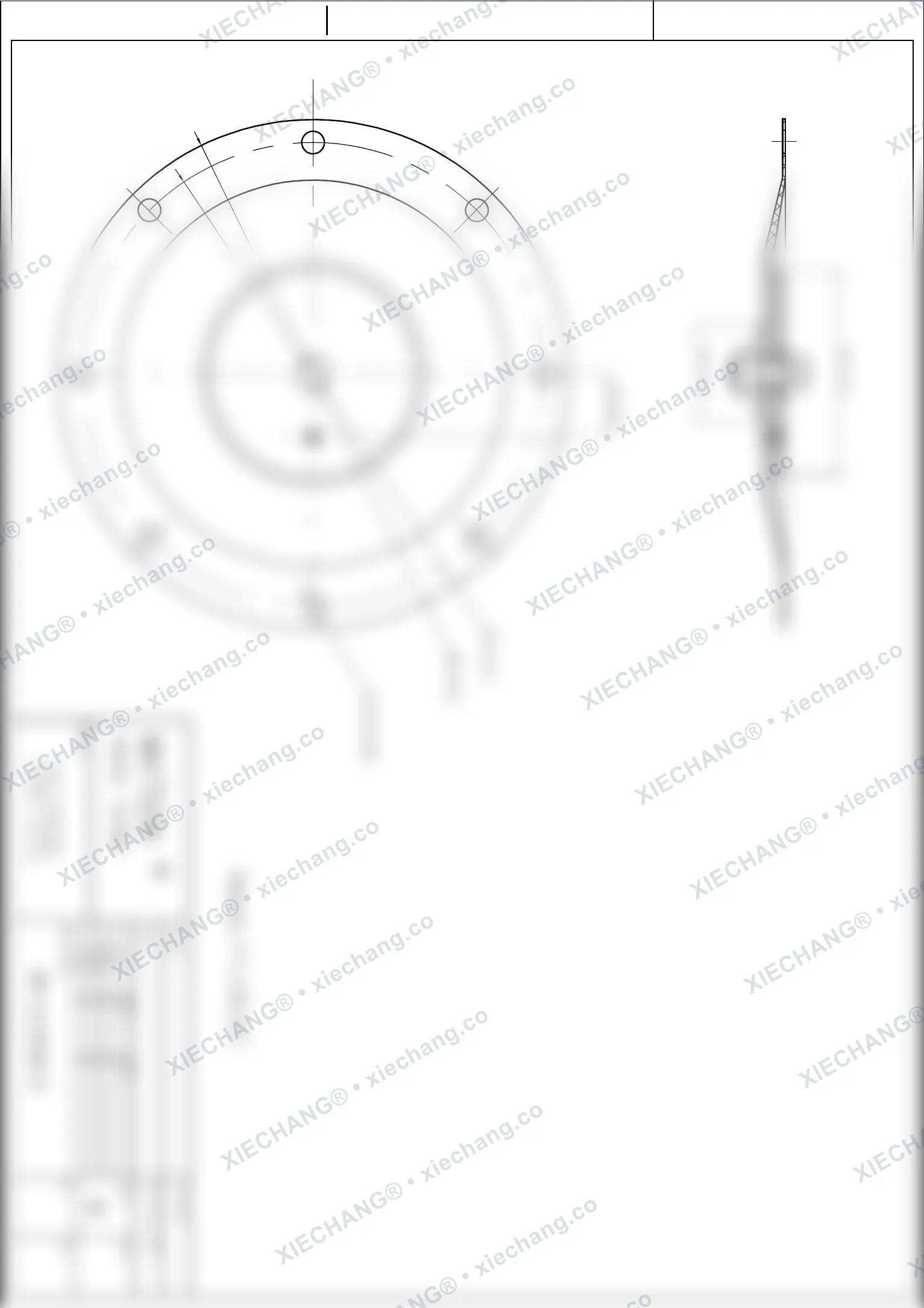 WPS-CA/EP250/II · 10 polegadas · 2º estágio · conjunto de diafragma de válvula de grande porte — Desenho de montagem