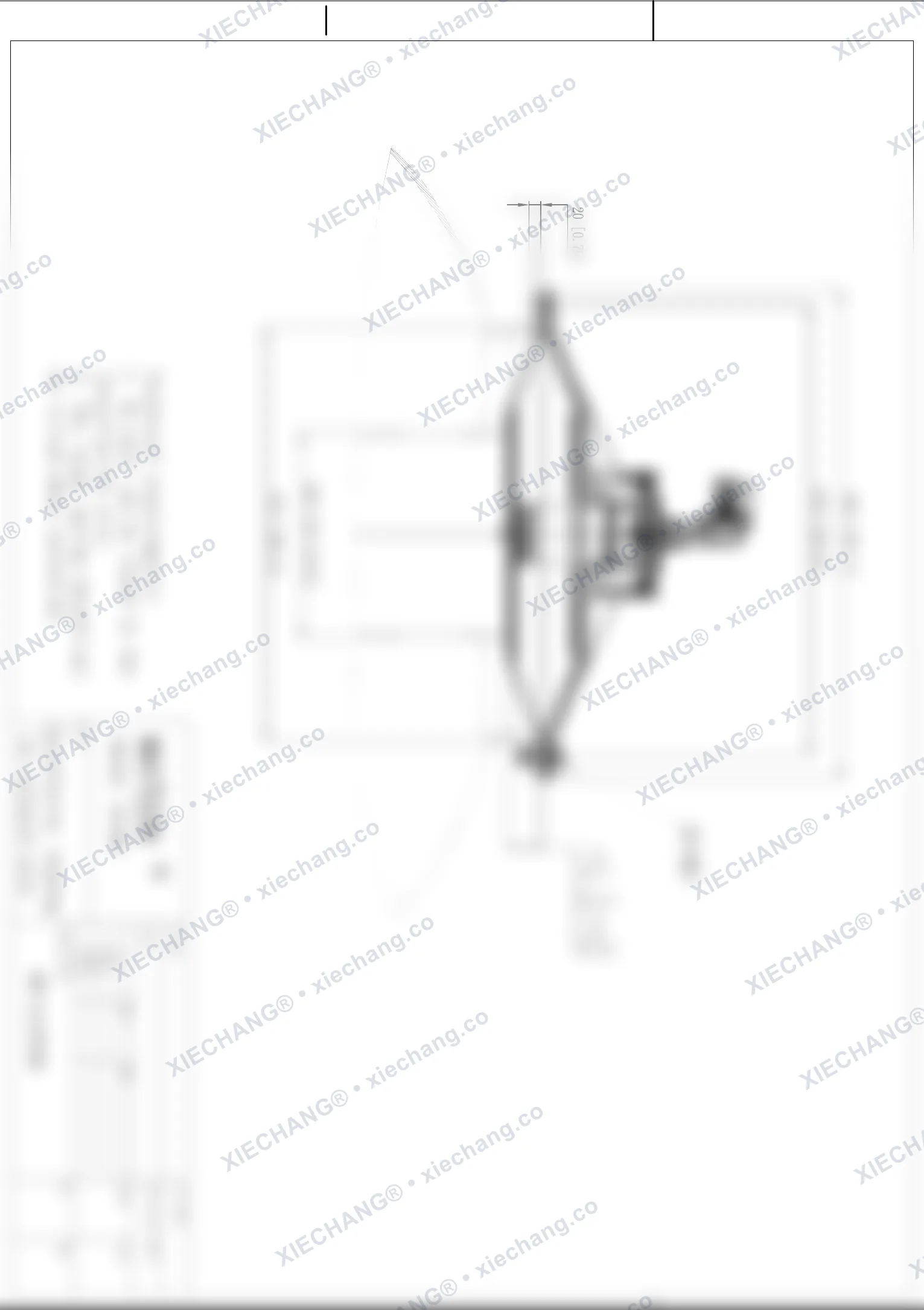 WPS-CA/EP350 · 14 polegadas · válvula de grande porte de pressão ultrabaixa — Desenho de instalação