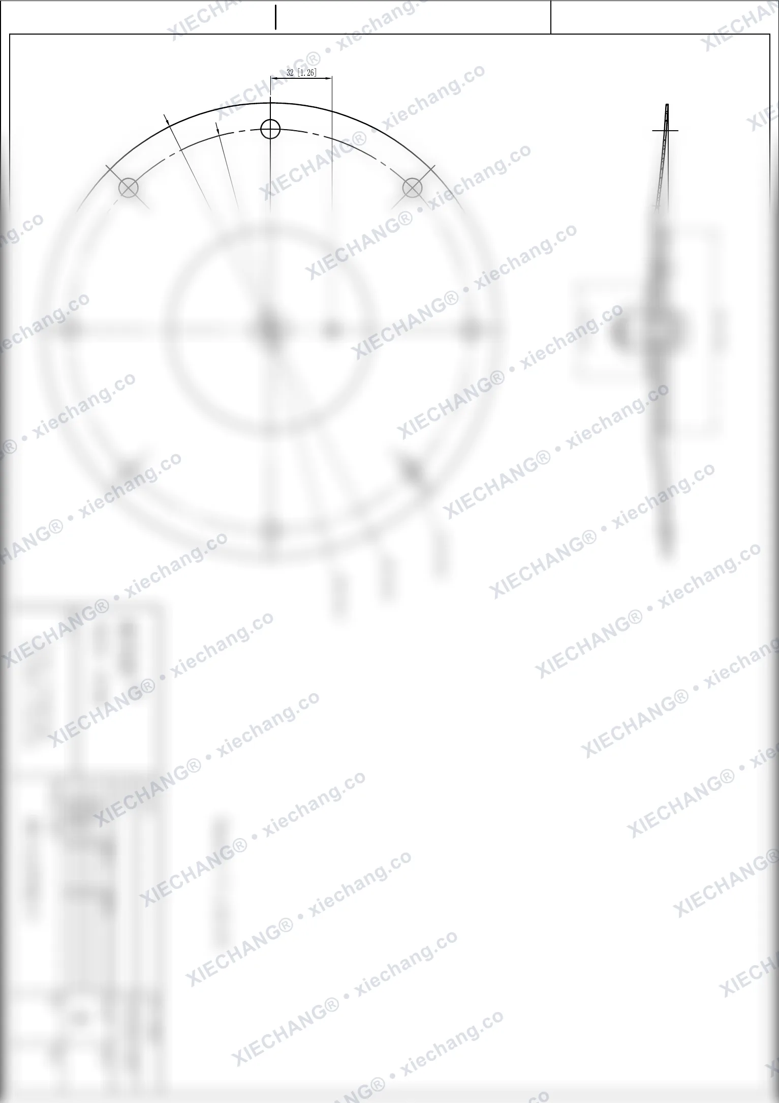 WPS-CA/EP350/II · 14 polegadas · 2º estágio · conjunto de diafragma de válvula de grande porte — Desenho de montagem