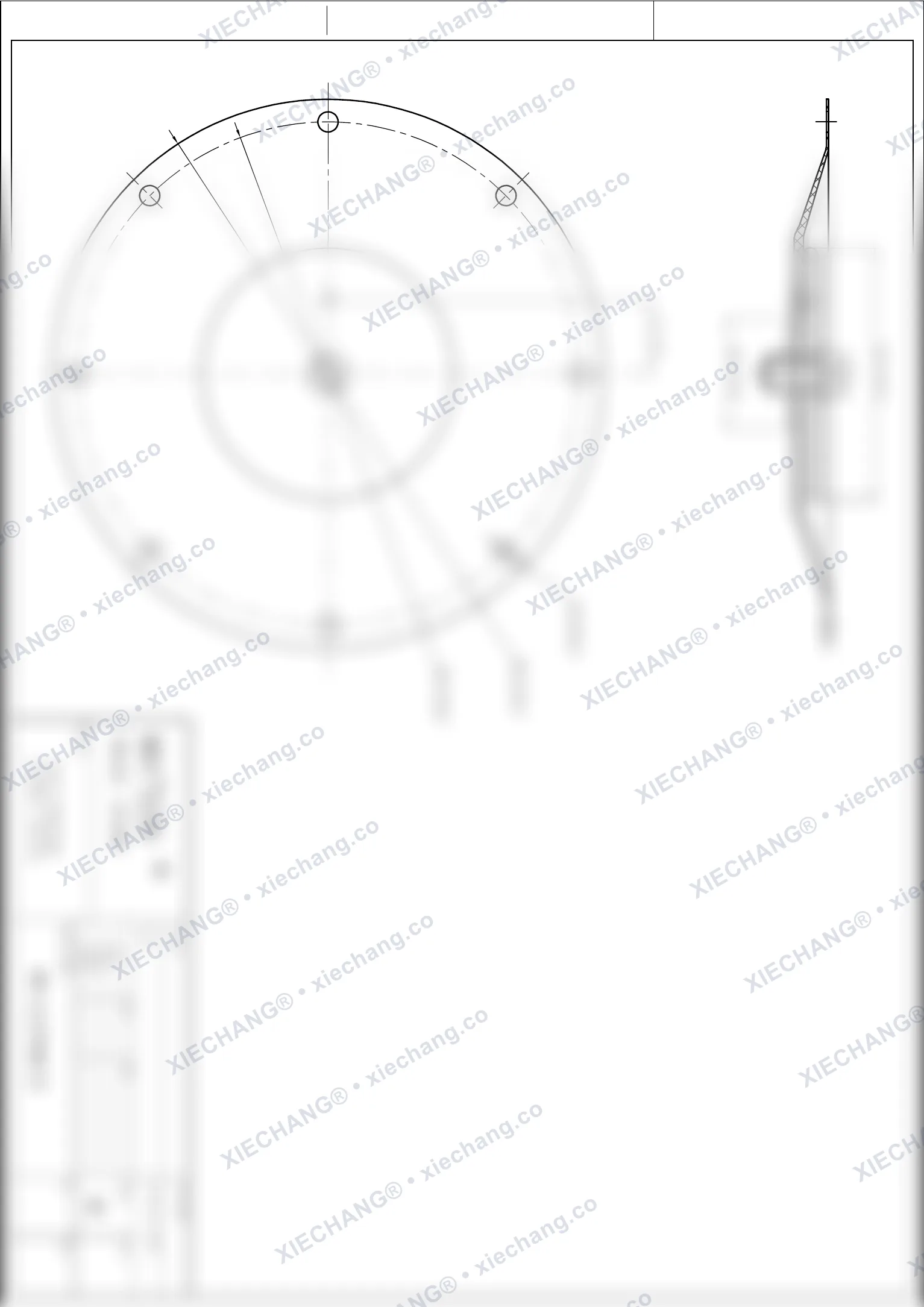 WPS-CA/EP400/II · 16 polegadas · 2º estágio · conjunto de diafragma de válvula de grande porte — Desenho de montagem