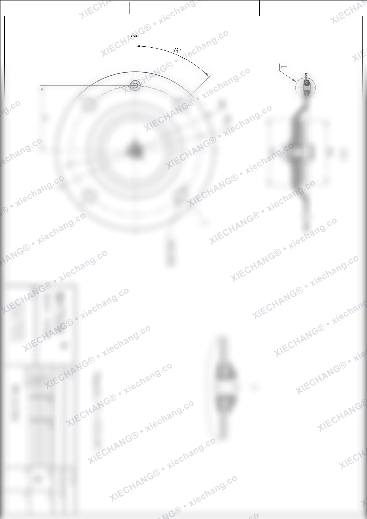 WPS-CA/TG20 — Desenho de montagem