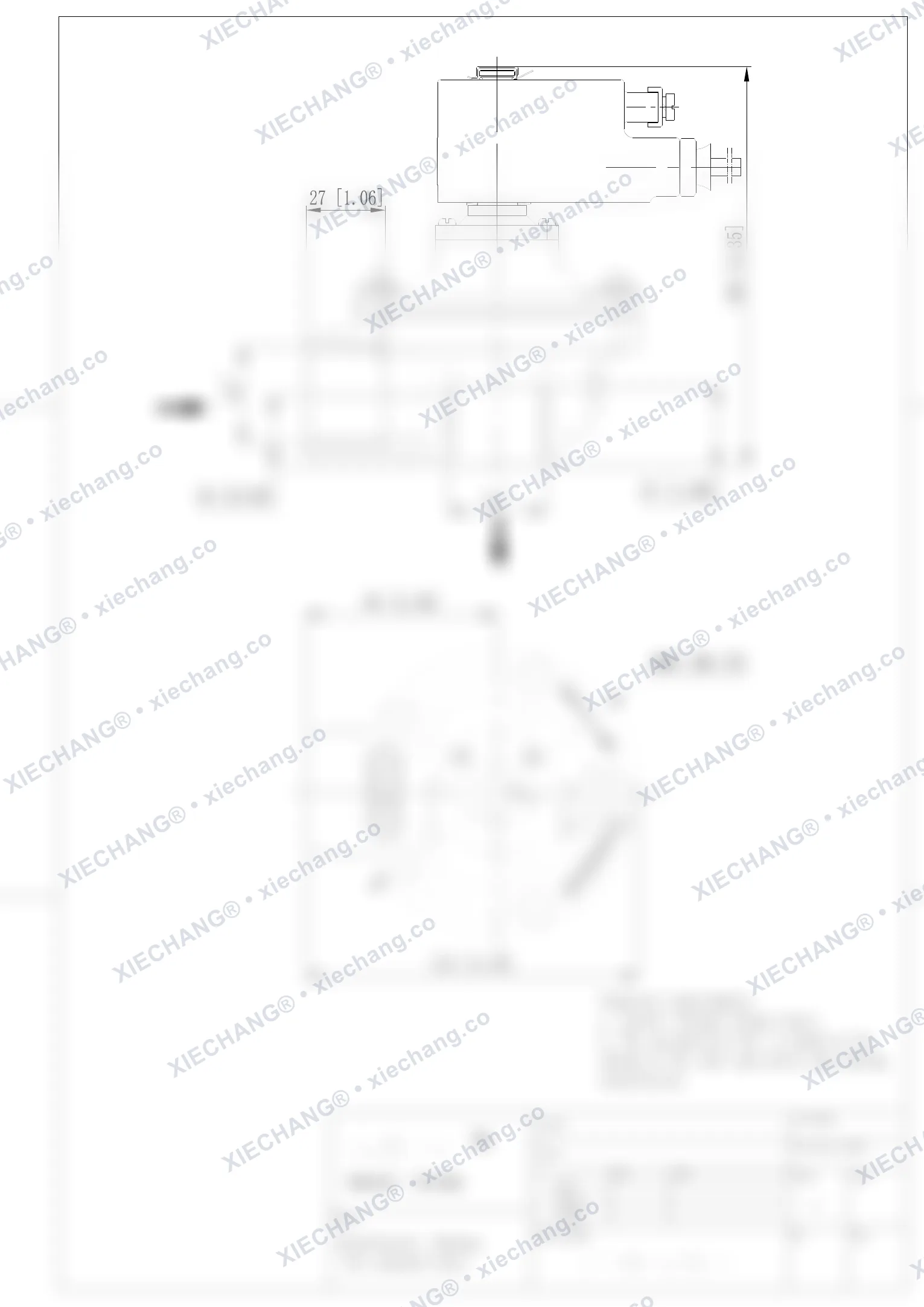 WPS-F-CA/TG25 · válvula com rosca externa / à prova de chama — Desenho de instalação