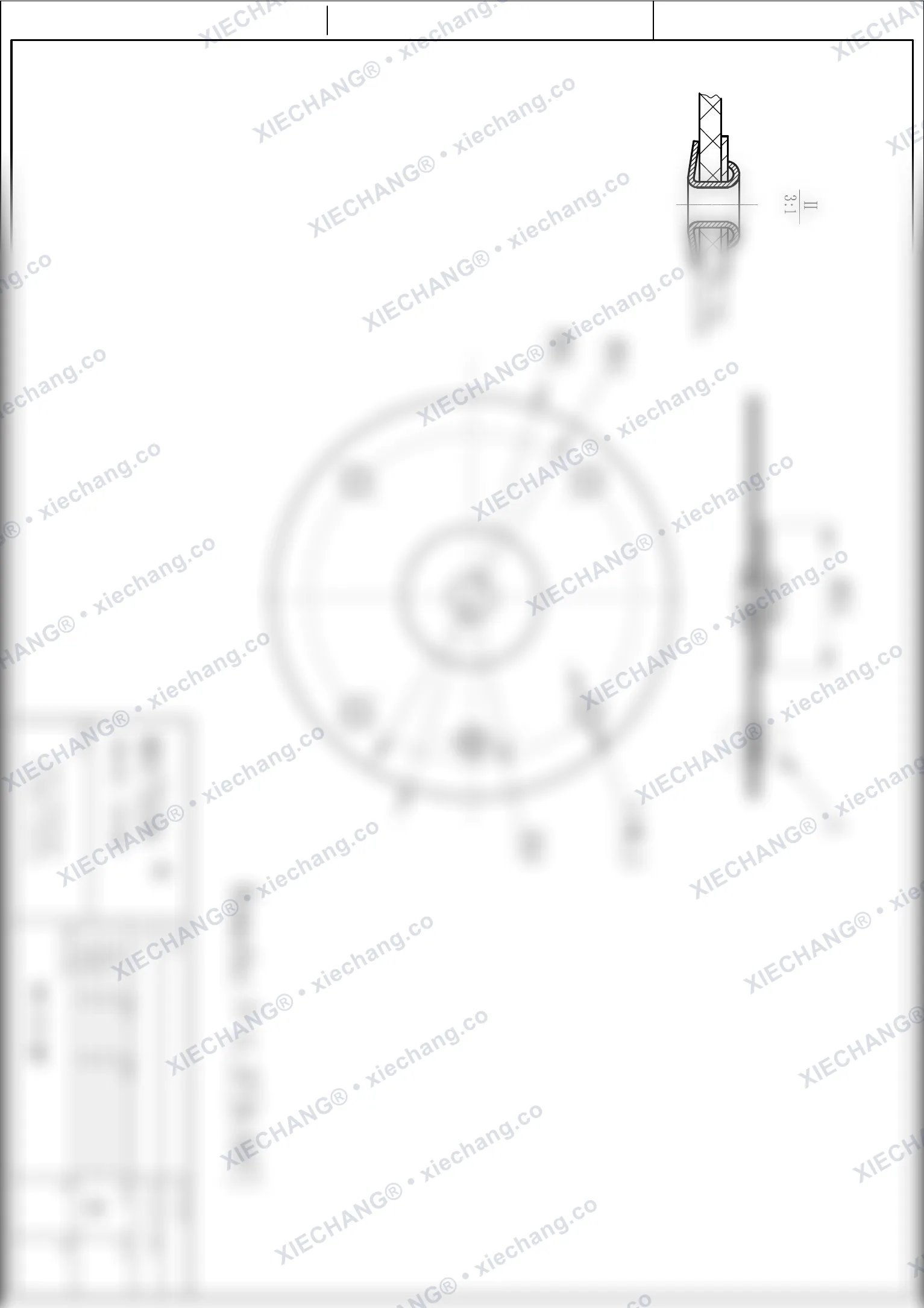 WPS-TZ-XMP — Desenho de montagem