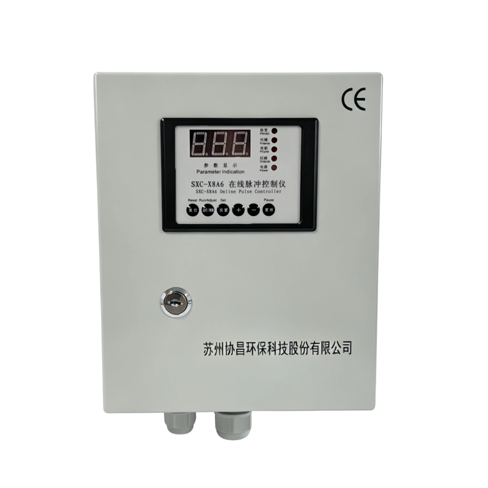 Controlador de pulso online Xiechang® SXC-X8A6 em invólucro suspenso de aço carbono